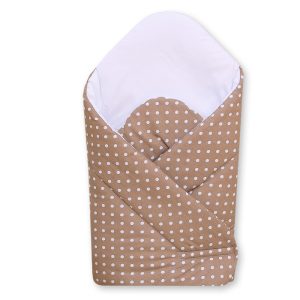 Babynest with stiffening- White dots on brown