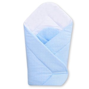 Babynest - white pola dots on blue