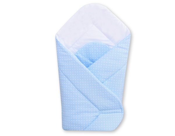 Babynest - white pola dots on blue