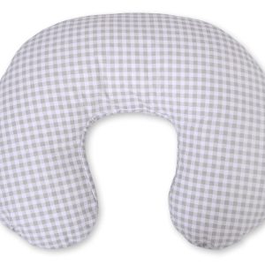 Feeding pillow- Grey checkered