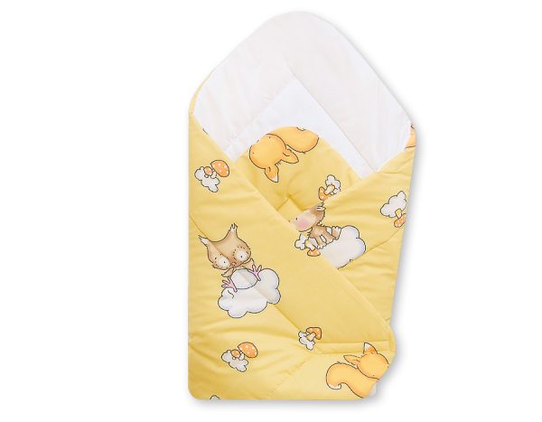Baby nest with stiffenig- Basic Forest animals cream - Image 2