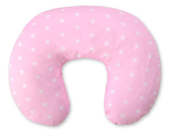 Feeding pillow- Pink Stars