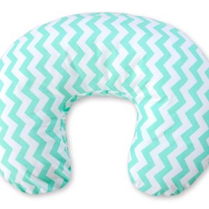 Feeding pillow- Simple chevron mint