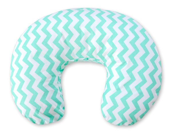 Feeding pillow- Simple chevron mint
