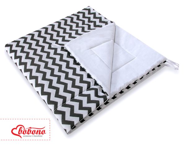 Double-sided teepee playmat- Chevron black - Image 2