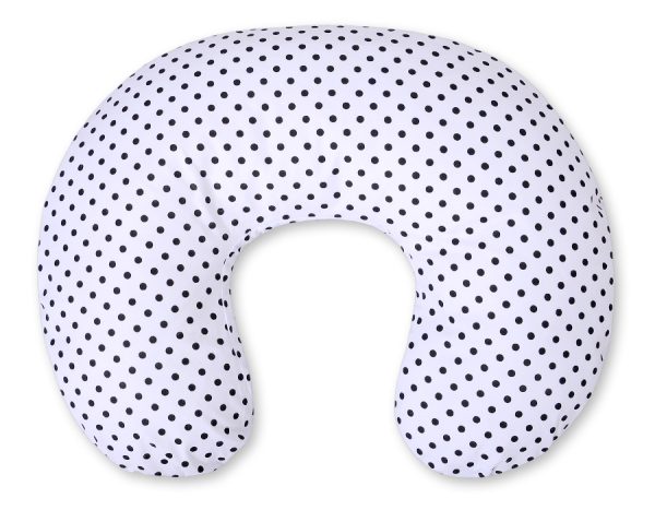 Feeding pillow- Black dots on white