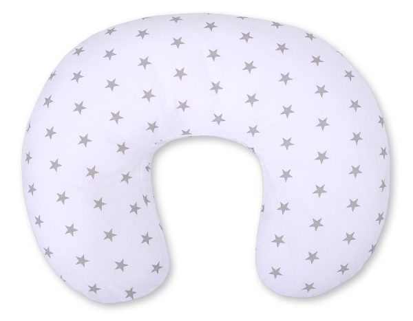 Feeding pillow- Grey Stars