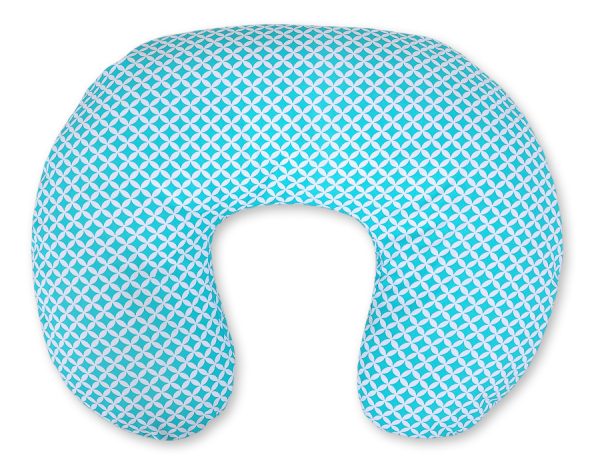 Feeding pillow- rosette mint