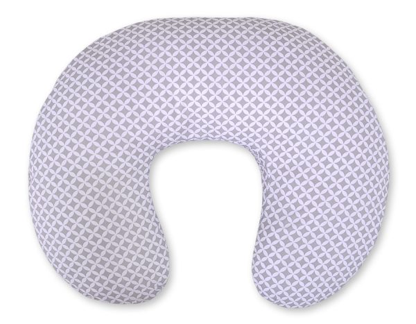 Feeding pillow- rosette  Grey