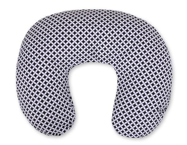 Feeding pillow- rosette black