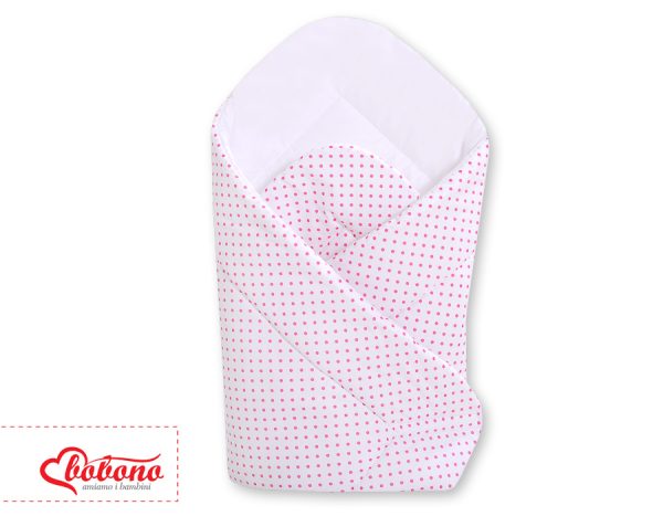 Baby nest with stiffenig- Pink dots - Image 2