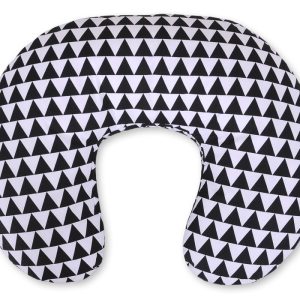 Feeding pillow- triangles black