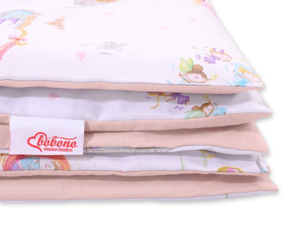 Baby cotton bedding set 2-pcs 140x200 Junior - fairy-tale princesses - Image 2