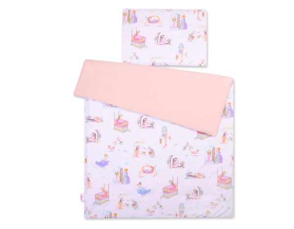 Baby cotton bedding set 2-pcs 140x200 Junior - fairy-tale princesses - Image 3