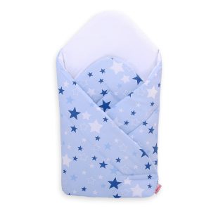 Baby nest with stiffening - blue stars