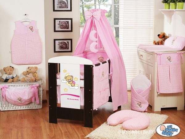 Canopy made of  fabric- Good Night pink