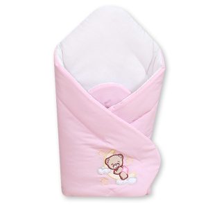 Babynest with stiffening- Good night pink