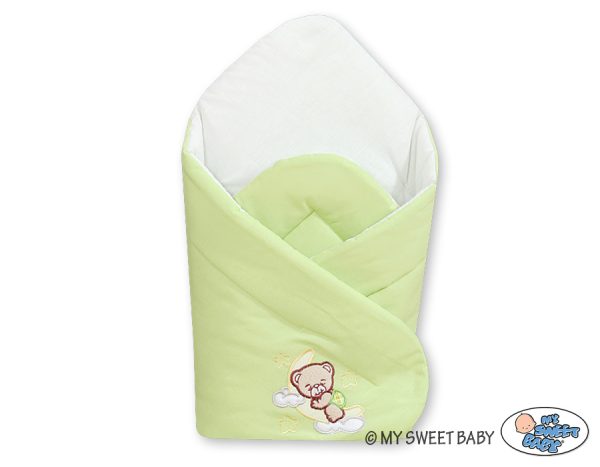 Babynest with stiffening- Good night green - Image 2