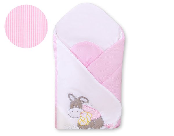 Babynest with stiffening- Donkey Luca pink - Image 3