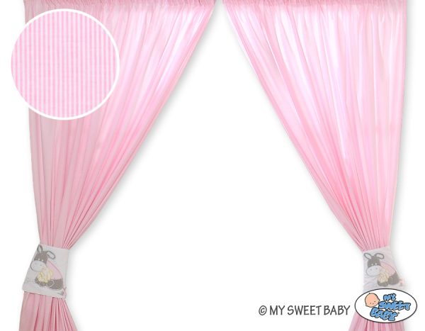 Curtains for baby room- Donkey Luca pink - Image 5