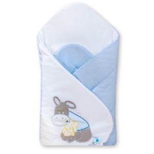 Babynest with stiffening- Donkey Luca blue