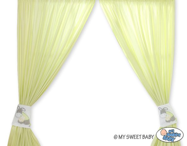 Curtains for baby room- Donkey Luca green - Image 2