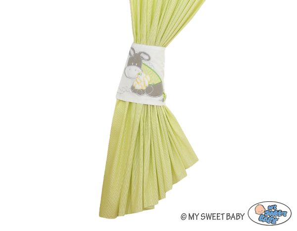 Curtains for baby room- Donkey Luca green - Image 4