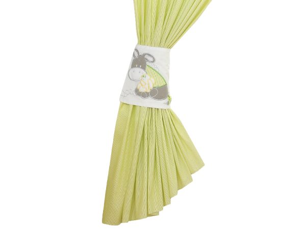 Curtains for baby room- Donkey Luca green - Image 7