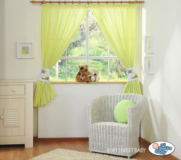 Curtains for baby room- Donkey Luca green - Image 10