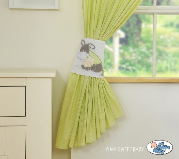 Curtains for baby room- Donkey Luca green - Image 9