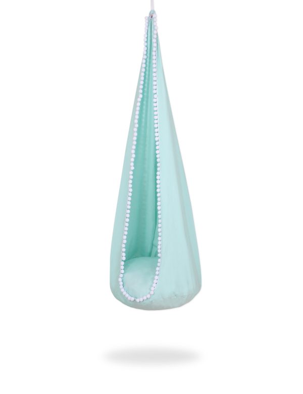 Hanging swing hammock cocoon - mint