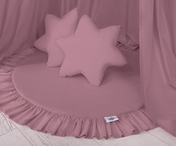 Set: Hanging canopy + Floor play mat- pastel violet - Image 2