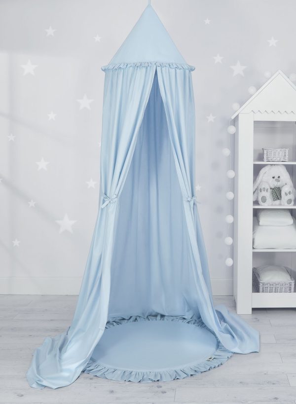 Set: Hanging canopy + Floor play mat- blue - Image 2