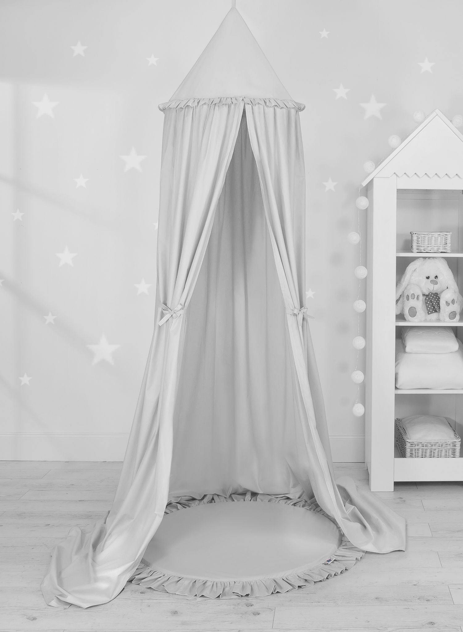 Set: Hanging canopy + Floor play mat- gray - Image 2