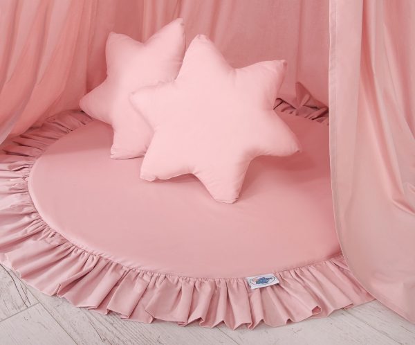 Set: Hanging canopy + Floor play mat- pastel pink - Image 3