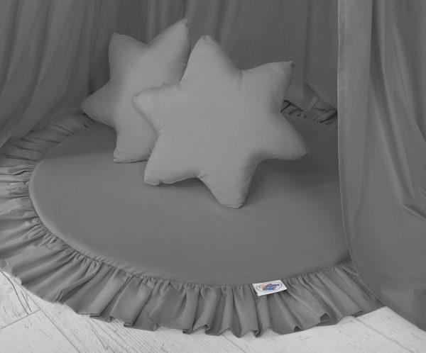 Set: Hanging canopy + Floor play mat + pillows - anthracite - Image 4