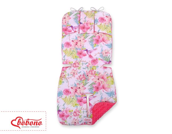 Double-sided cart insert BOBONO -  hummingbirds in flowers/rosa - Image 2