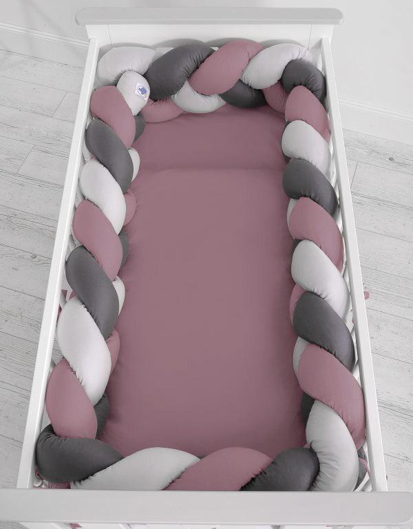 Knot bumper XXL- pastel violet - gray - anthracite - Image 3