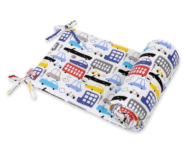 Universal bumper for cot - colorful cars