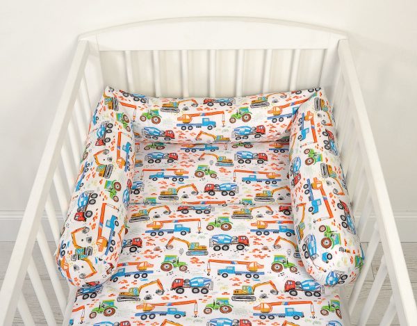 Roller bumper for baby bed - construction site - Image 2