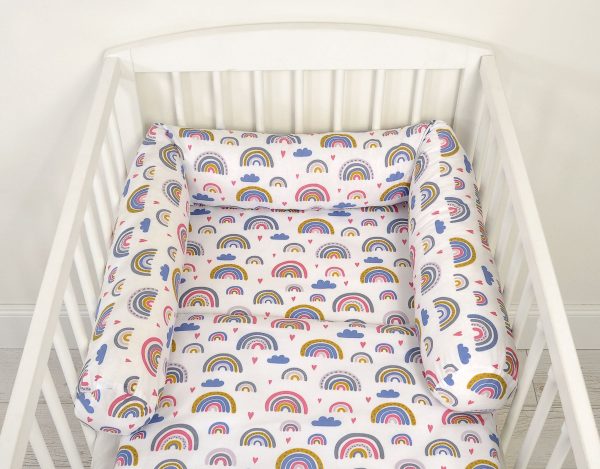 Roller bumper for baby bed - rainbow - Image 2