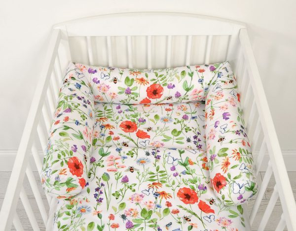 Roller bumper for baby bed - meadow - Image 2