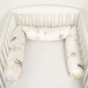 Roller bumper for baby bed - balloons