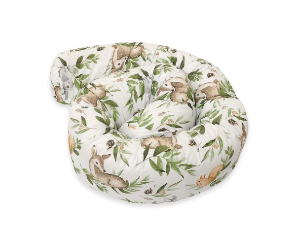 Roller bumper for baby bed - woodland green - Image 2