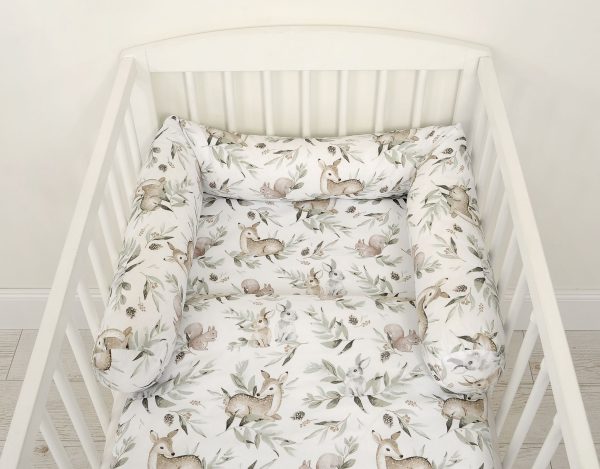 Roller bumper for baby bed - woodland olive - Image 3