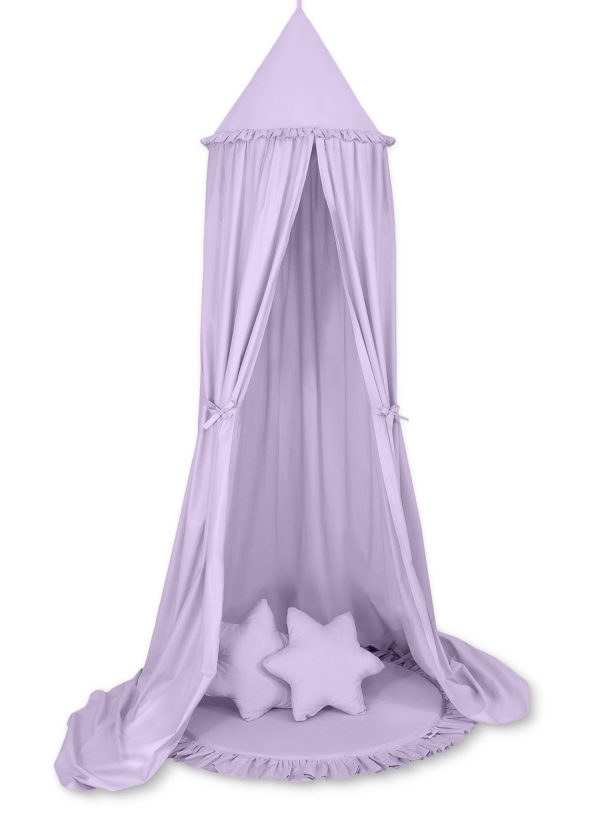 Hanging baldachin for children's room cotton  - lila - Image 3