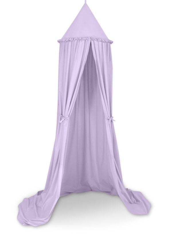 Hanging baldachin for children's room cotton  - lila