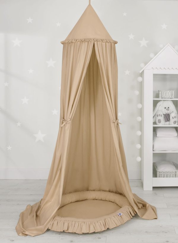 Set: Hanging canopy + Nest with flounce- beige - Image 3