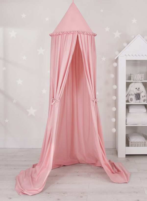 Hanging canopy - pastel pink - Image 3