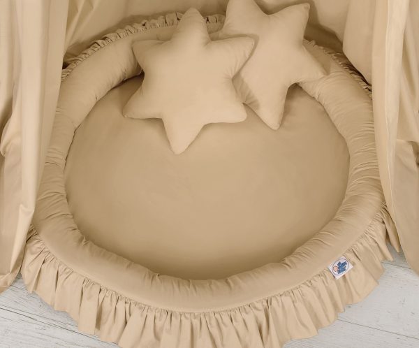 Set: Hanging canopy + Nest with flounce- beige - Image 2